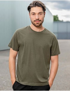 H-103-Mens Organic Heavy Luxury Roundneck Tees 2